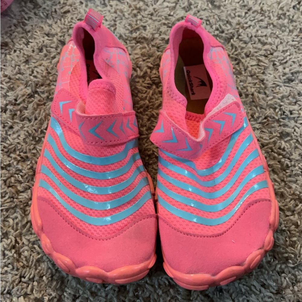 Pink and Blue water shoes